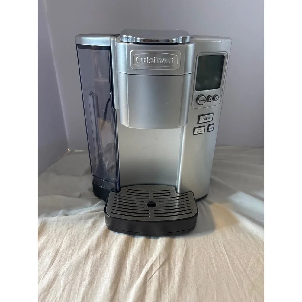 Cuisinart SS-10 Premium Single Serve Coffee Maker Silver‎ OS Good Programmable
